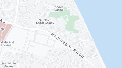 Hotel location map