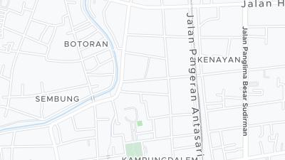 Hotel location map