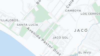 Hotel location map
