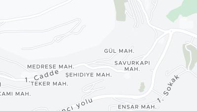 Hotel location map