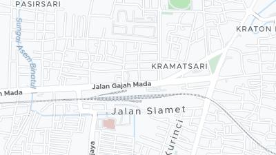 Mapa de localização do hotel