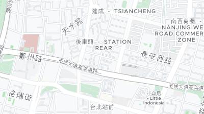 Hotel location map