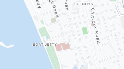 Mapa de localização do hotel