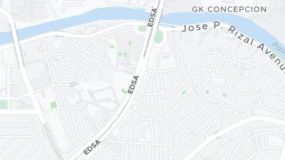 Mapa de localização do hotel