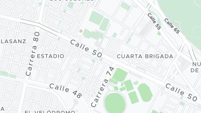 Mapa de localización del hotel