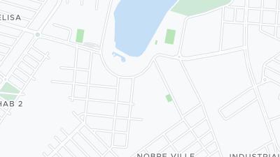 Kaart met de situering van het hotel