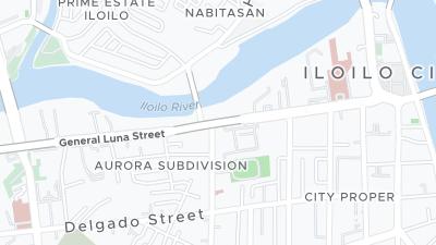 Mapa de localização do hotel