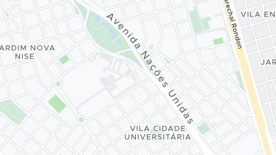 Mapa de localização do hotel