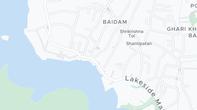 Hotel location map