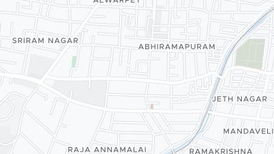Hotel location map