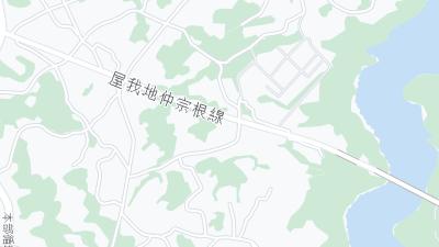 Kaart met de situering van het hotel