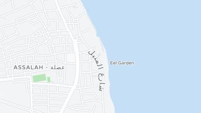 Mapa de localização do hotel