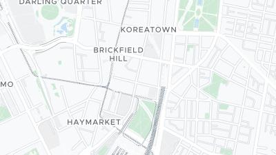 Hotel location map
