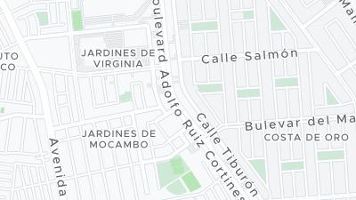 Kort over hotellets beliggenhed