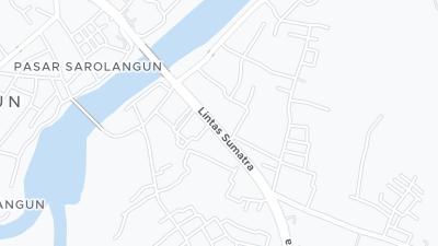 Mapa de localização do hotel