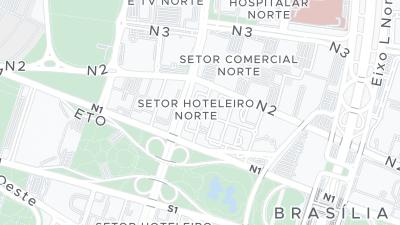 Hotel location map