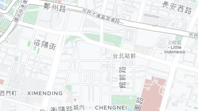 Hotel location map