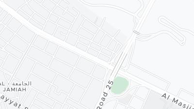 Kaart met de situering van het hotel