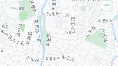 Hotel location map