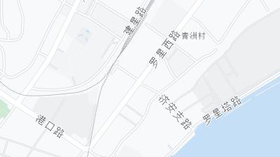 Kaart met de situering van het hotel