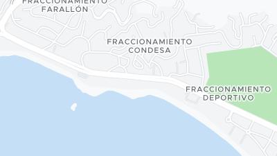 Kaart met de situering van het hotel