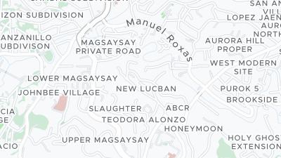 Plan de localisation de l'hôtel