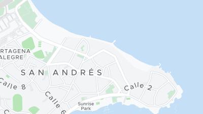 Mapa de localização do hotel