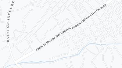 Hotel location map