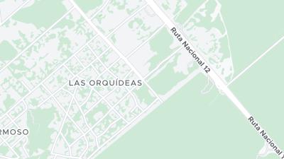 Kaart met de situering van het hotel