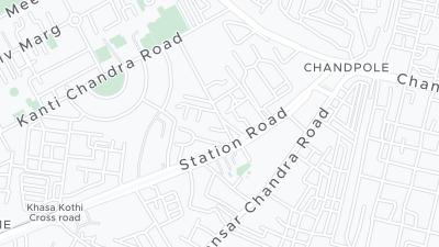 Hotel location map