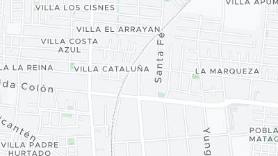 Kaart met de situering van het hotel