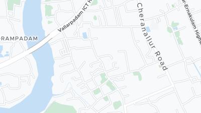 Kaart met de situering van het hotel