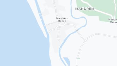 Kaart met de situering van het hotel