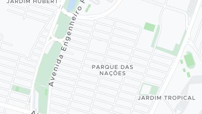 Hotel location map