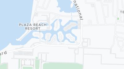 Hotel location map