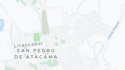 Kaart met de situering van het hotel