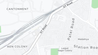 Hotel location map