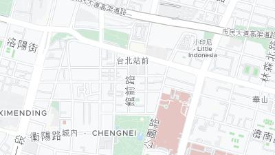 Hotel location map