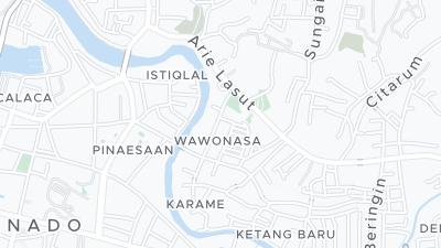 Mapa de localització de l'hotel