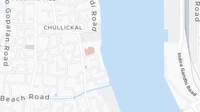 Mapa de localização do hotel