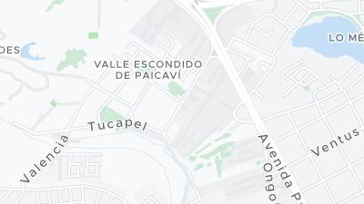 Kaart met de situering van het hotel