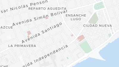 Hotel location map