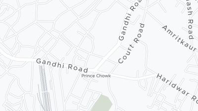 Mapa de localização do hotel