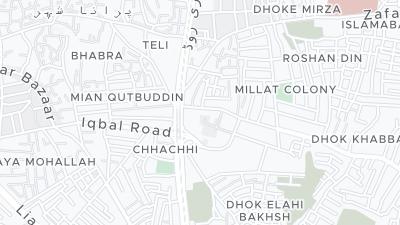 Hotel location map