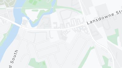 Kaart met de situering van het hotel