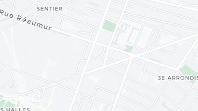 Kaart met de situering van het hotel