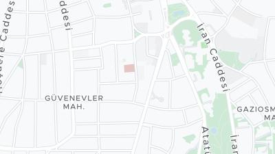 Mapa de localização do hotel