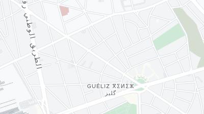 Mapa de localização do hotel