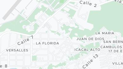 Hotel location map
