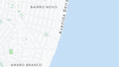 Kaart met de situering van het hotel